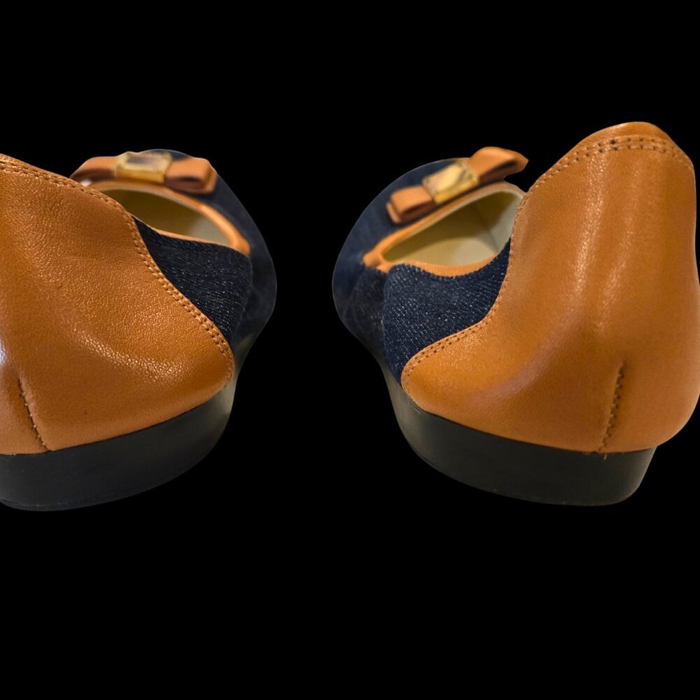 Cole Haan Denim Ballet Flats – Women’s Size 12 – Rare Size – Like New - Picture 6 of 13